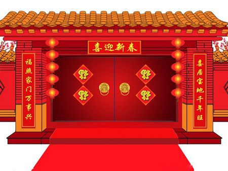 门庭最新春联集锦，迎春纳福，花开富贵